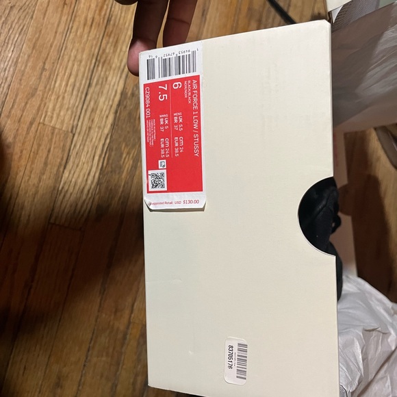 Air Force 1 low / Stussy Black - Picture 4 of 6